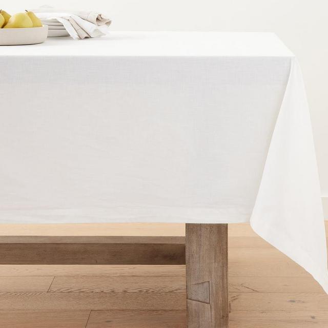 Entertaining Essentials Organic Cotton Rectangular Tablecloth, 70" x 144"