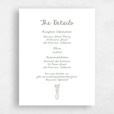 Laurel Green Wedding Enclosure - Amore