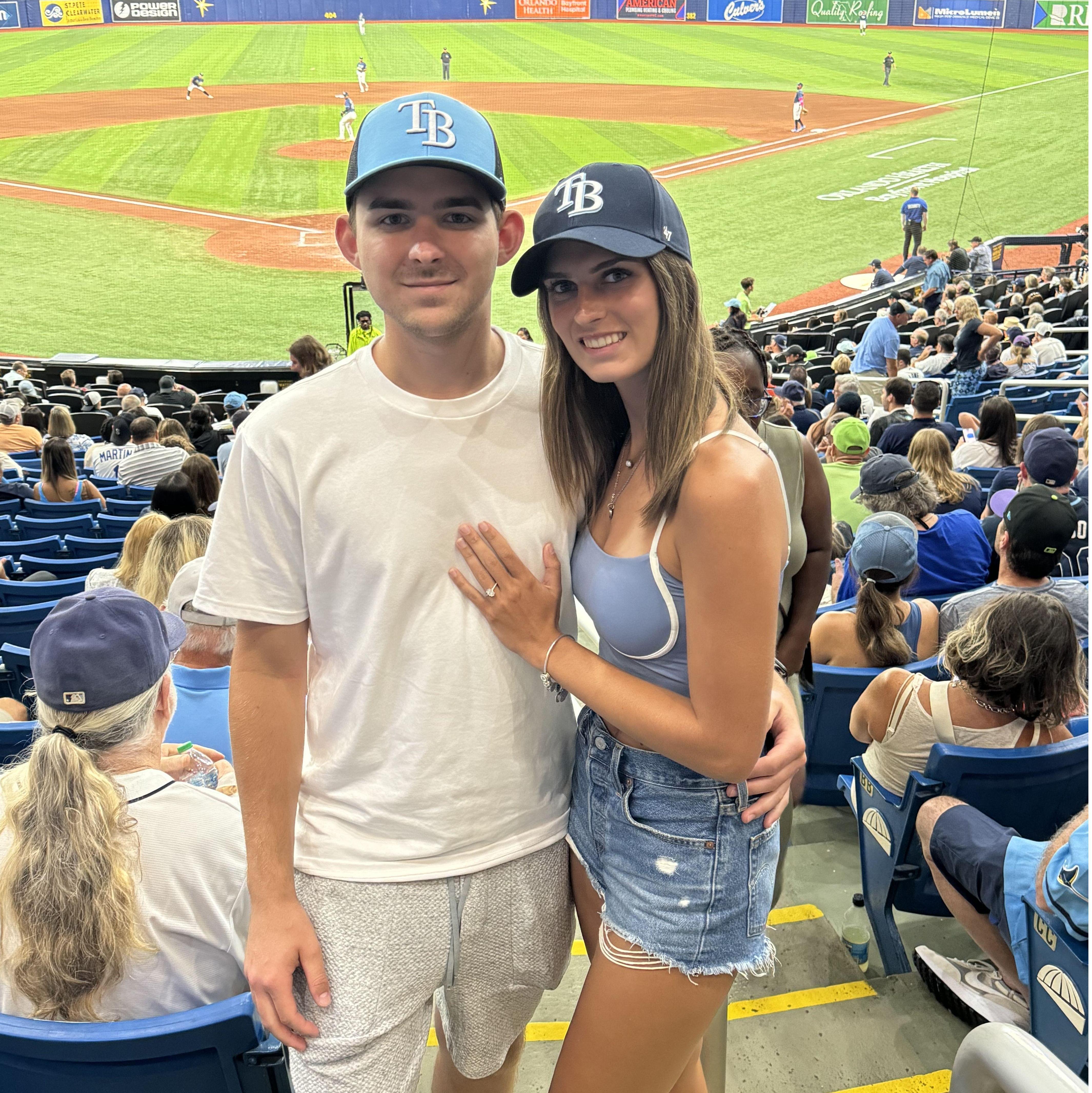 June 2024: Day trip to Tampa for a Tampa Bay Rays baseball game!
