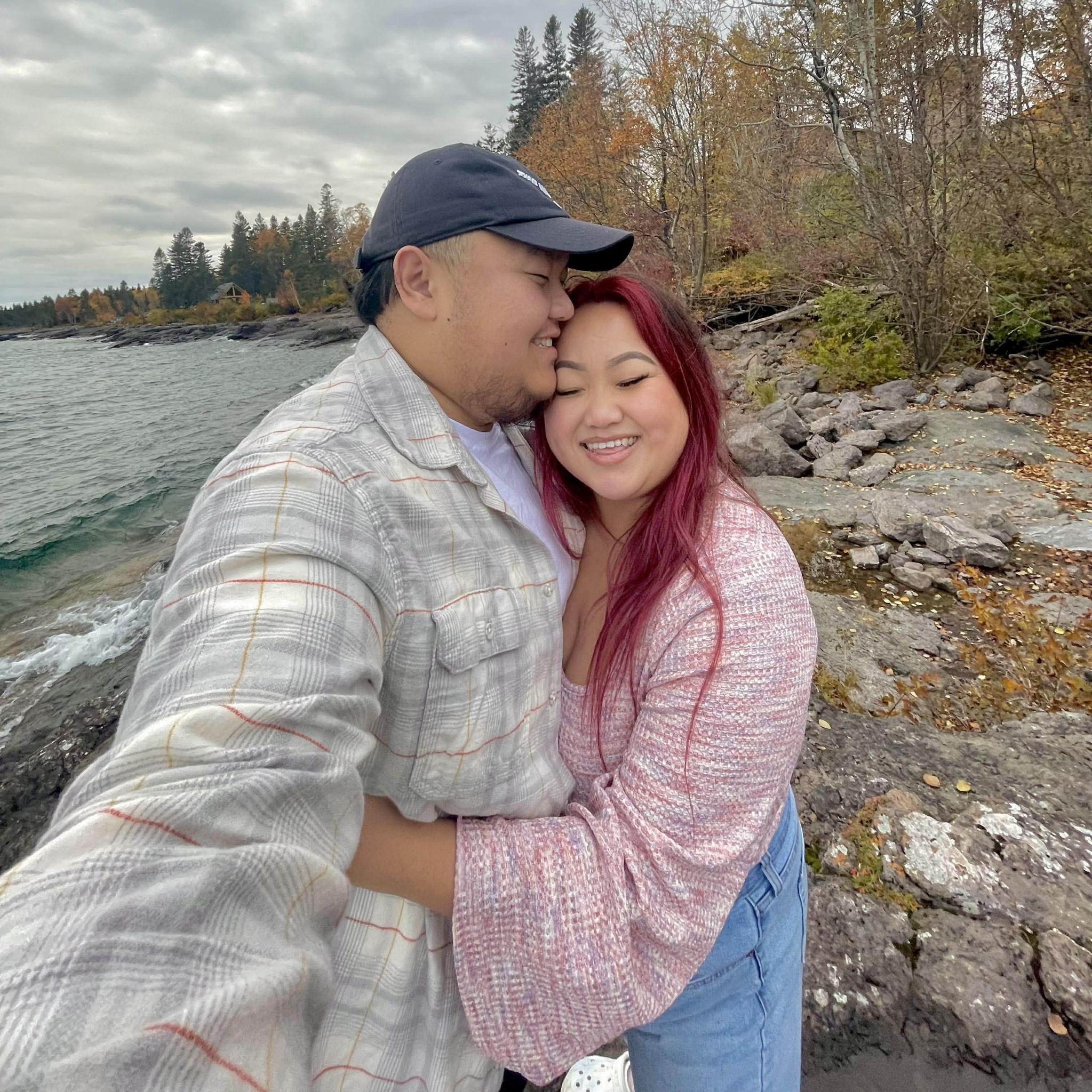 Johnny and Monica enjoys traveling up north together during the fall.