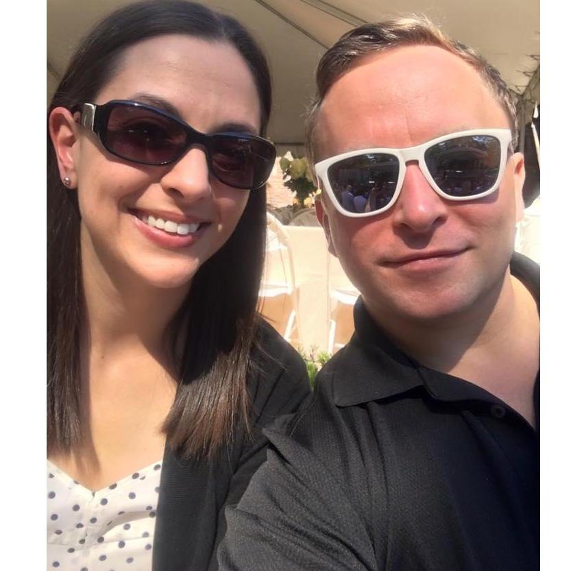 Staying "cool" at Diezel's and Tonya's beautiful outdoor wedding!