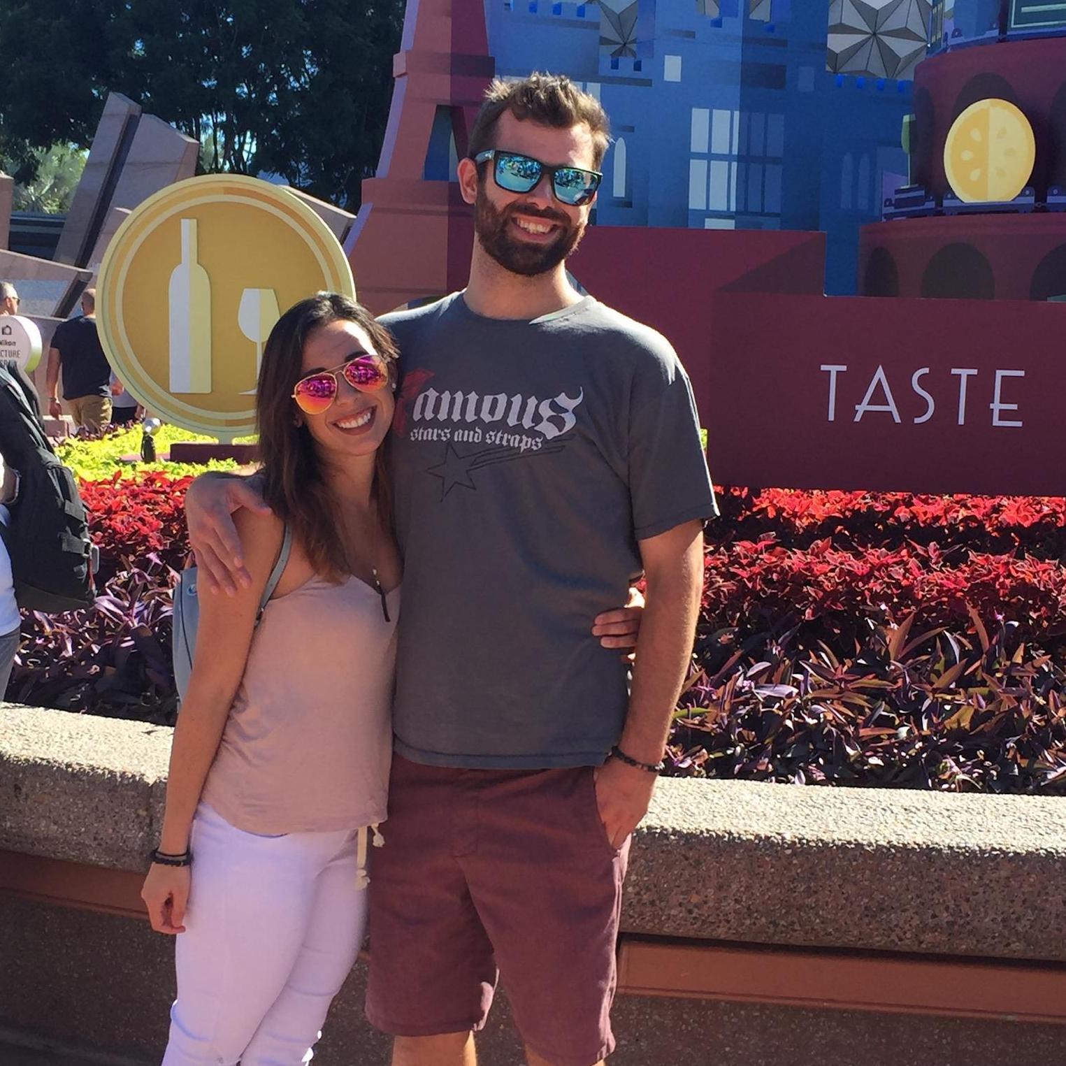 Disney's Food and Wine Festival. (Special Appearance - Stephens Disney Shirt)