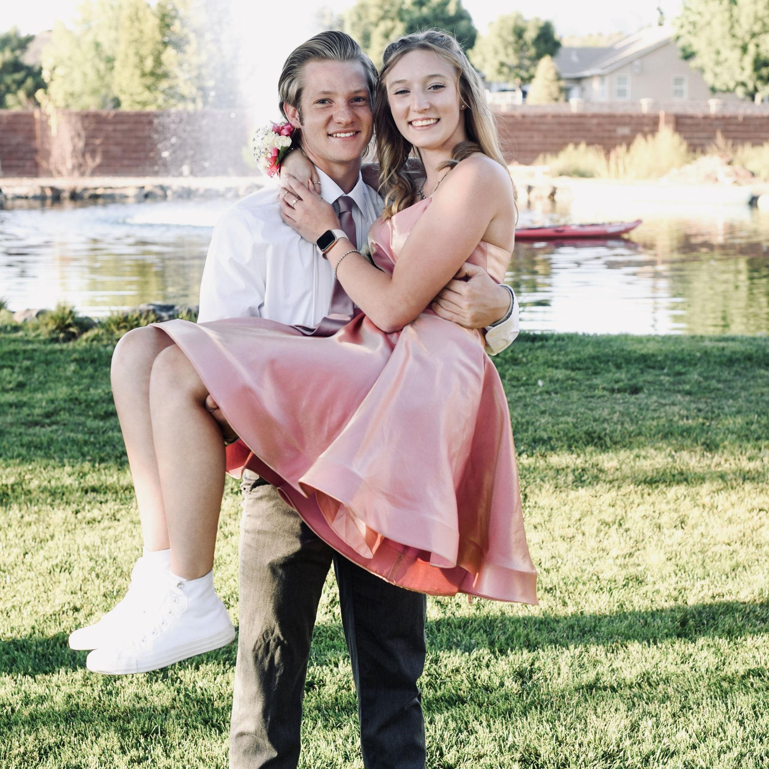 Our first dance together