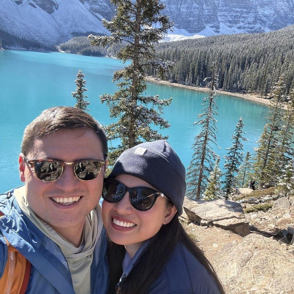 Exploring and seeing the famous Moraine Lake . There’s nothing like enjoying beautiful moments together.