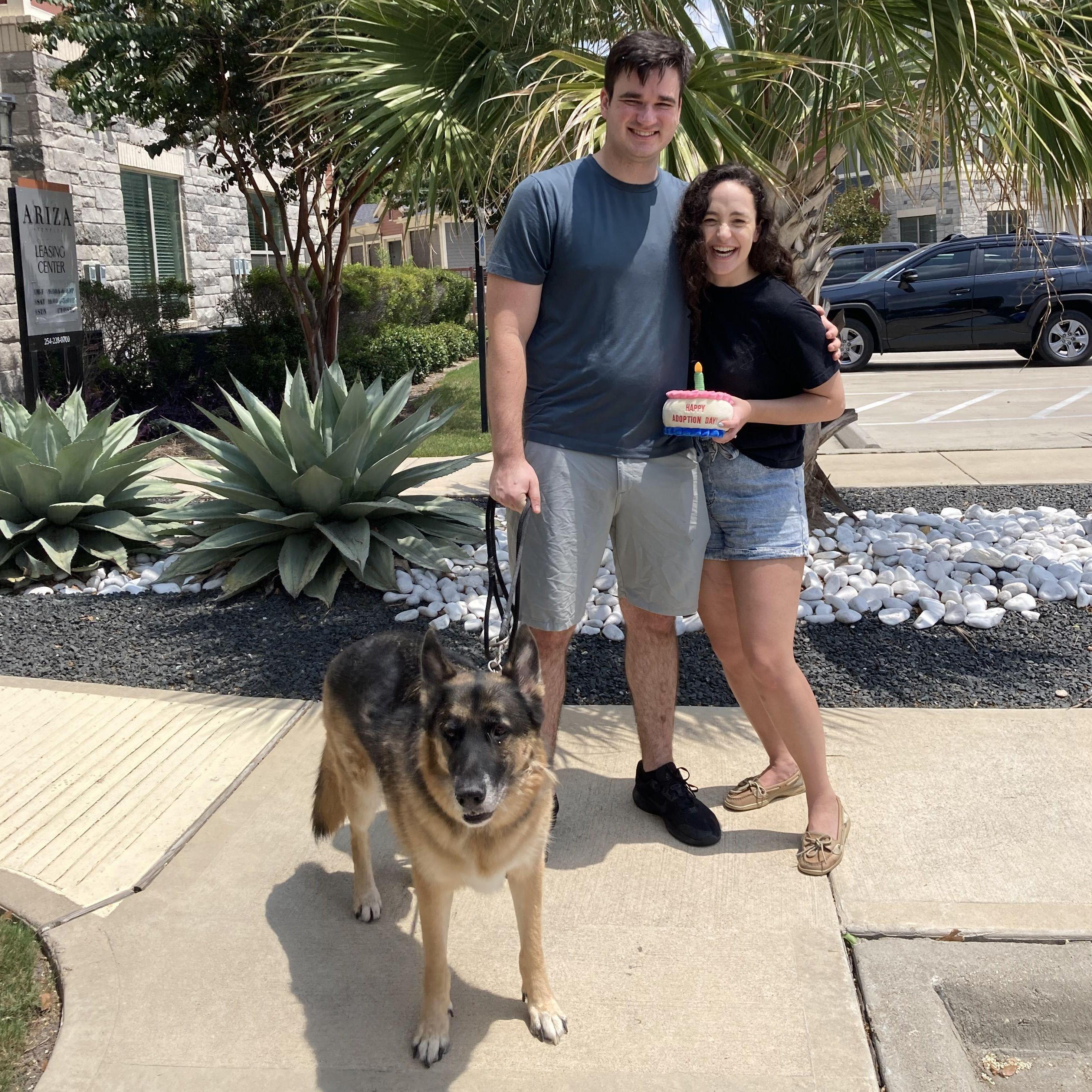 Our first day with our Banner Boi :)