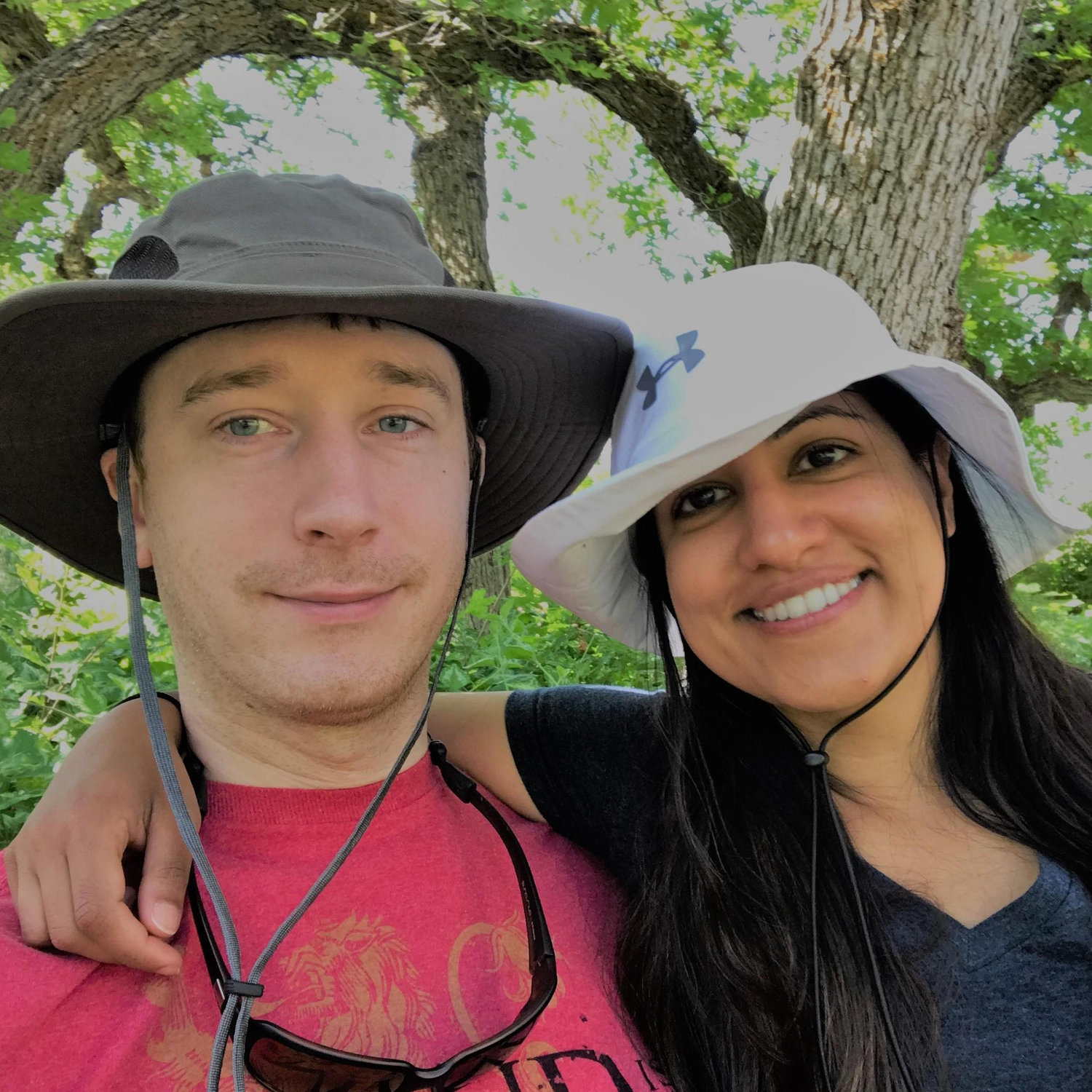 At the Red Butte Garden in Salt Lake City...