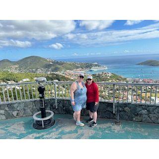 We traveled together to St. Thomas