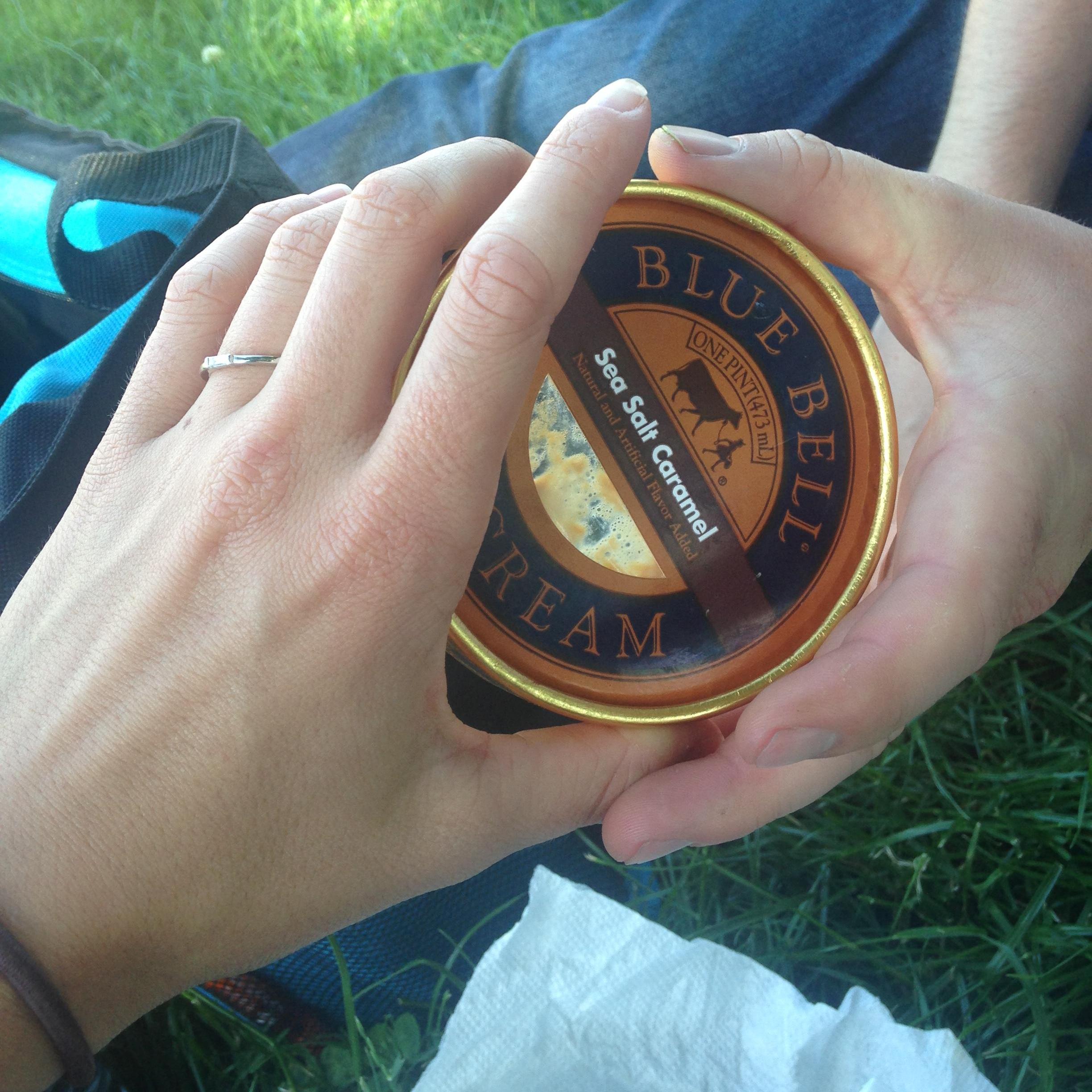 The Proposal (Blue Bell Ice Cream sealed the deal)!