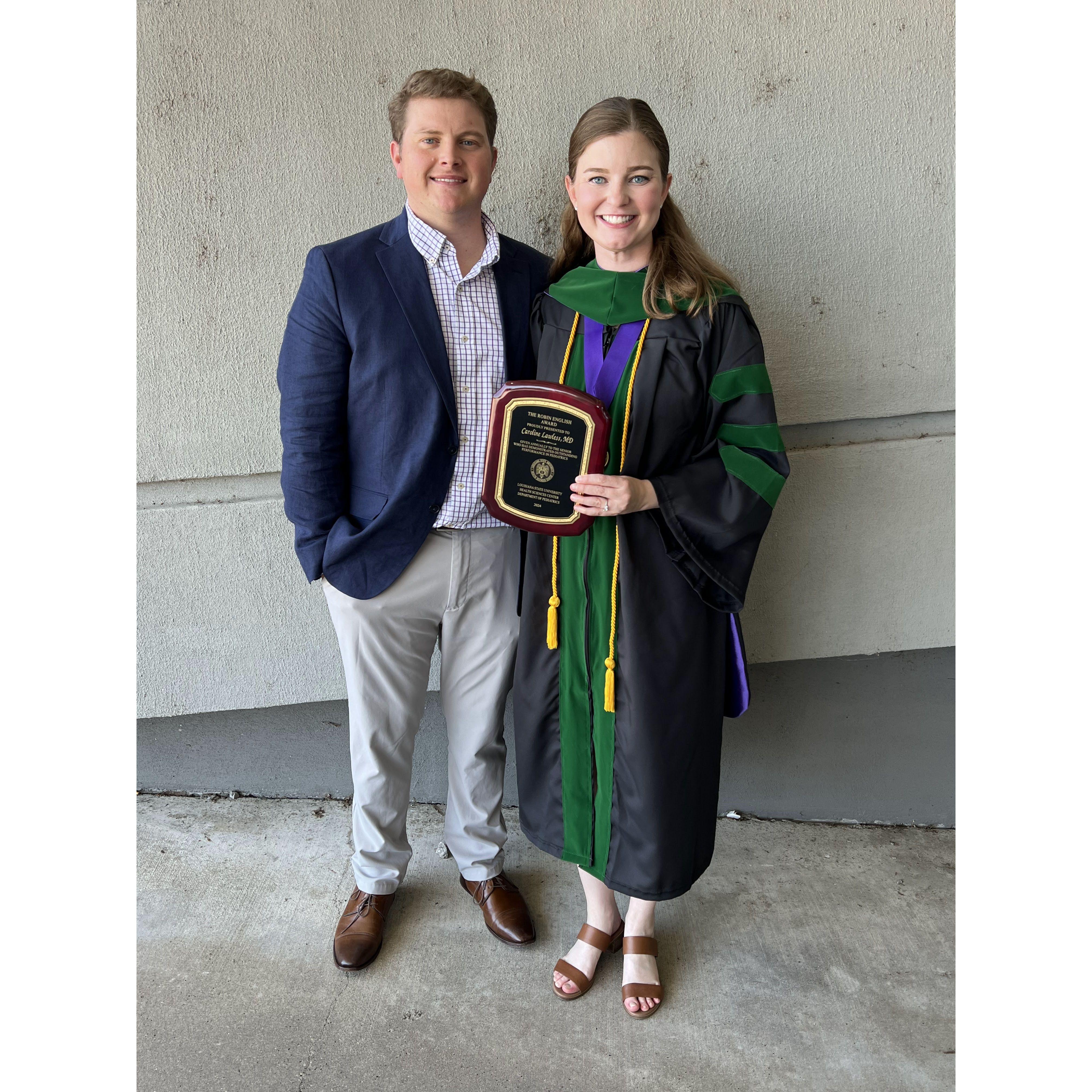 Caroline's med school graduation!