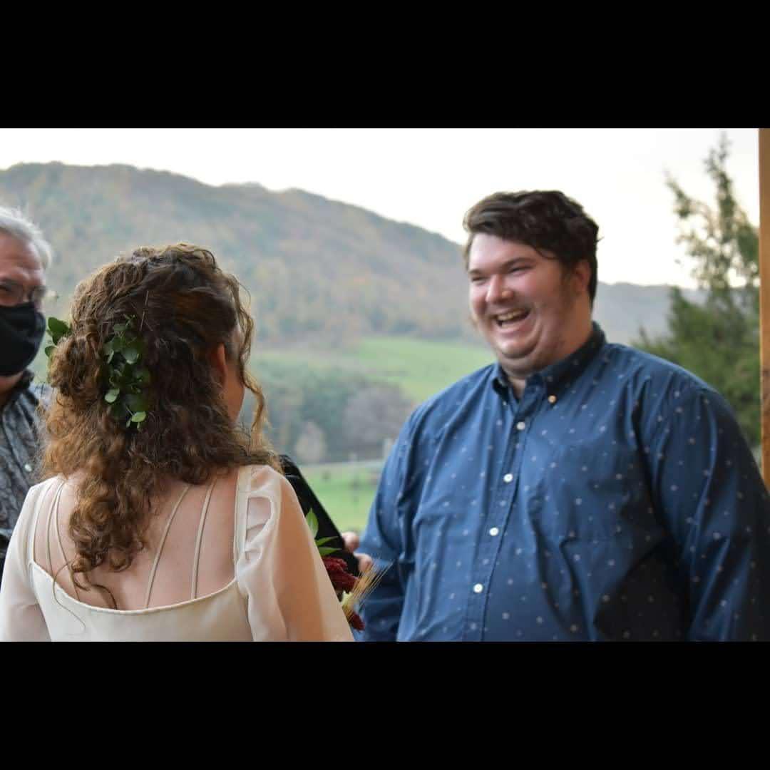 Our small ceremony on Oct 15, 2020