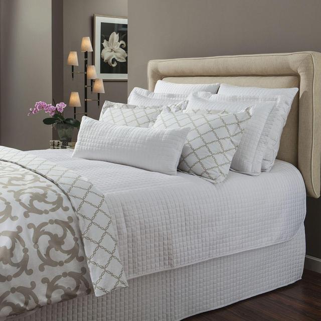 Downtown Company Urban Quilted Cotton King Coverlet in White