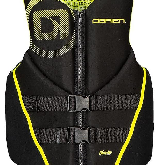 O'Brien Men's Traditional Neoprene USCGA Life Jacket, Black, 5X-Large