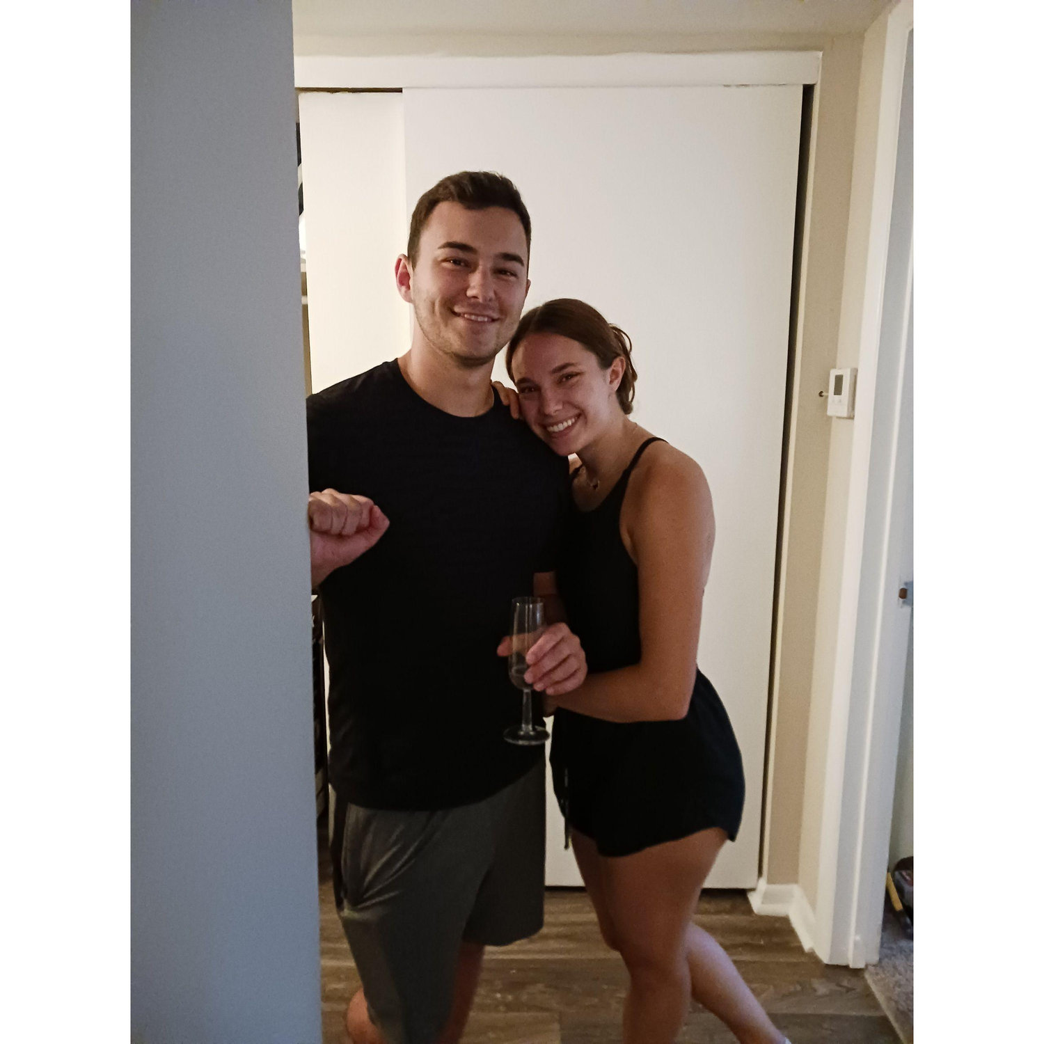 After Matt helped move Madi into her first apartment.