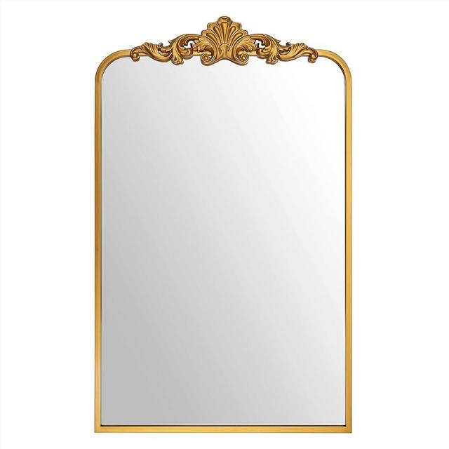 Ruomeng Wall Mirror, Traditional Baroque Mirror, Gold Framed Mirror for Bathroom, Entryway, Living Room, Hallway, 19” x 30.5”
