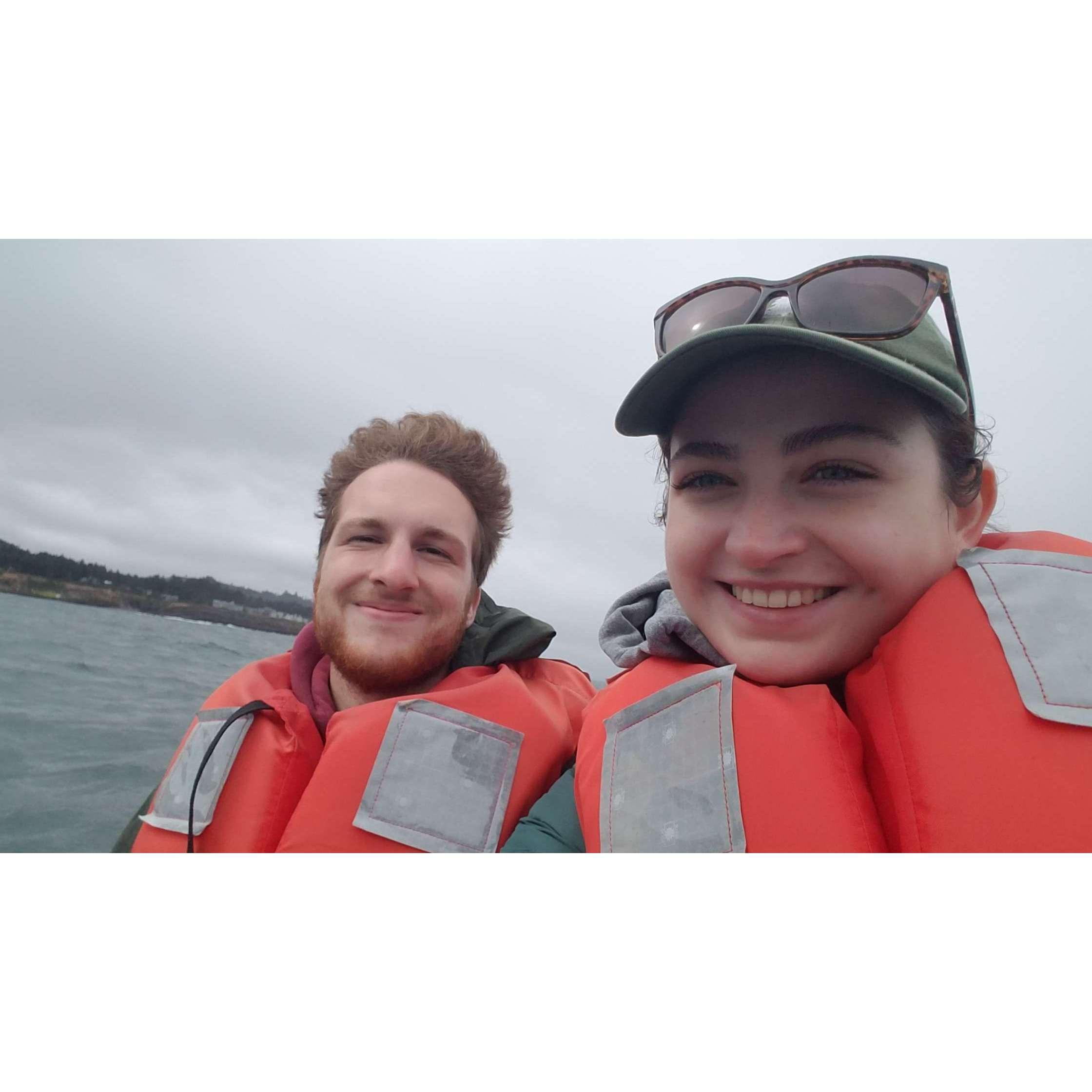 Whale watching on the Oregon coast - 2021