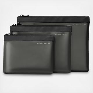 Travel Essentials Translucent Pouch Set