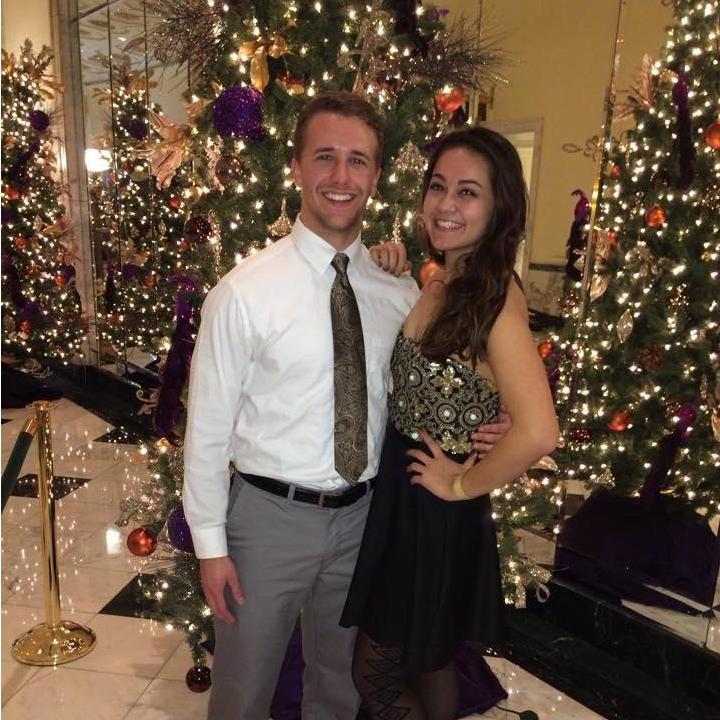 Our first photo as a couple