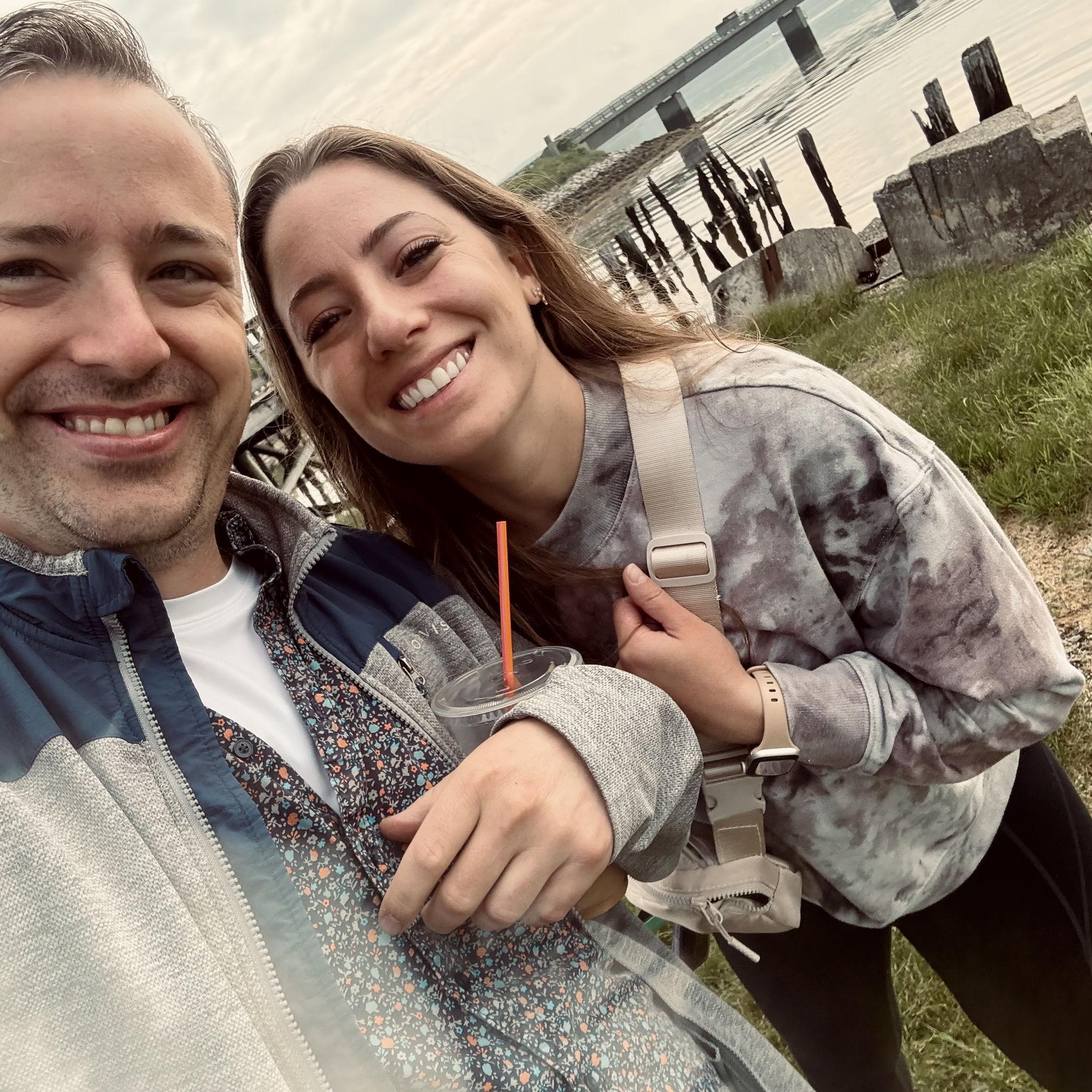 Rainy dog walks in Maine