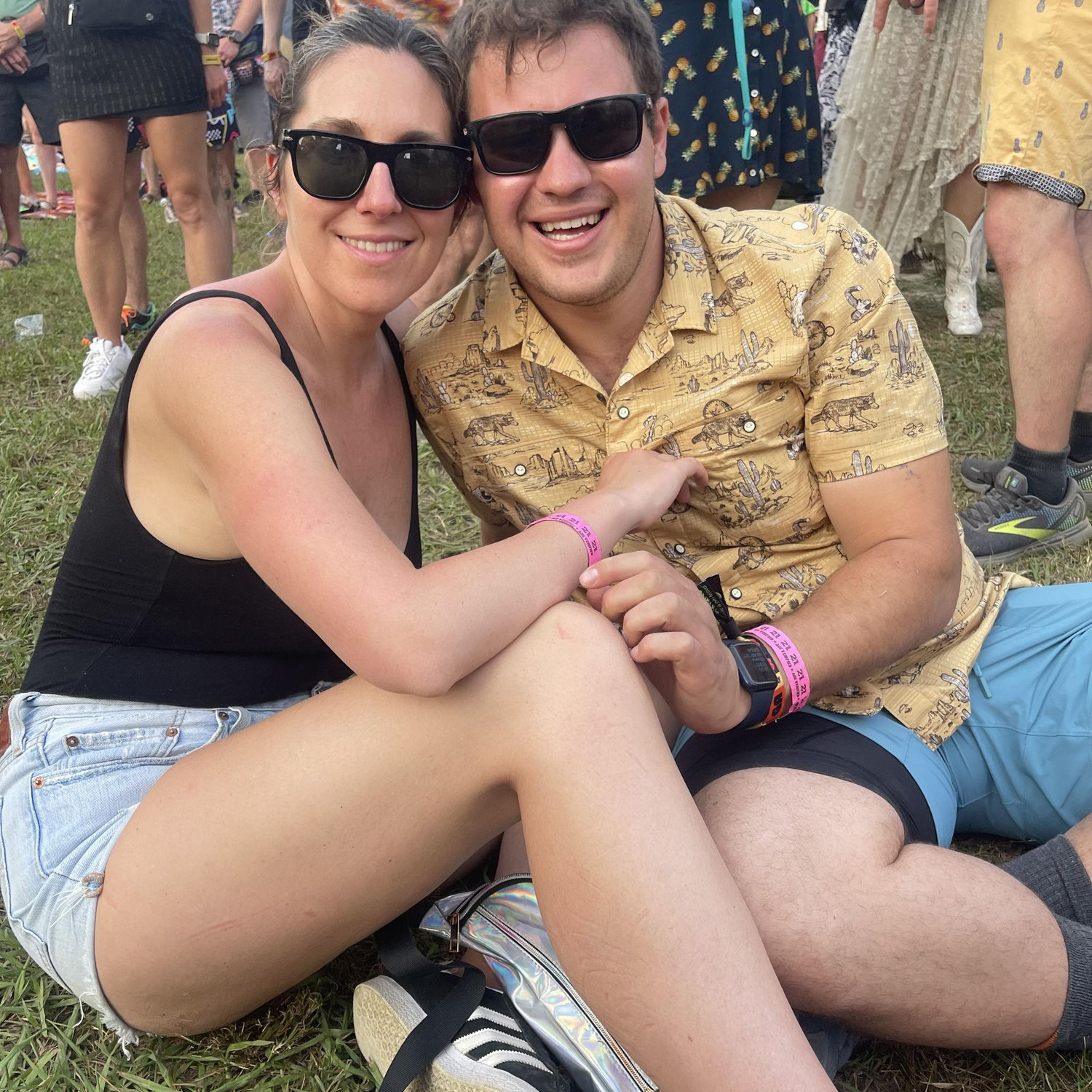 Our first music festival together.