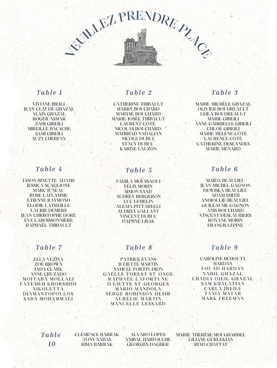 The Wedding Website of Clara Ghazal and Antoine Bouchard