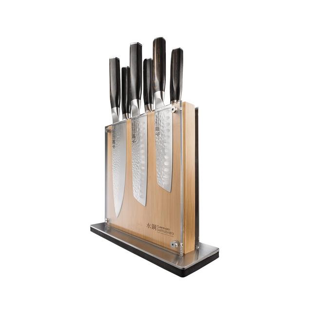 Cuisine::pro® Damashiro Emperor Shi Knife Block Set, 7 Piece