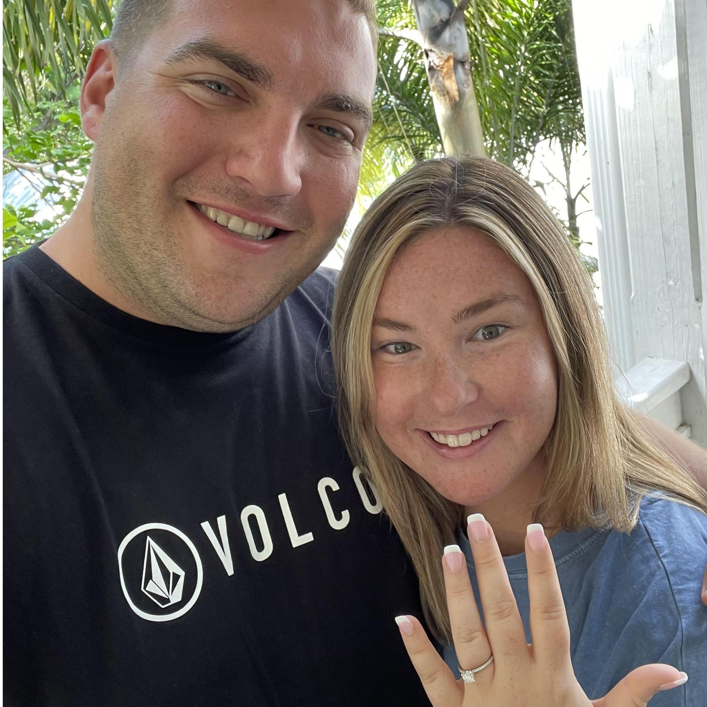 We're engaged!