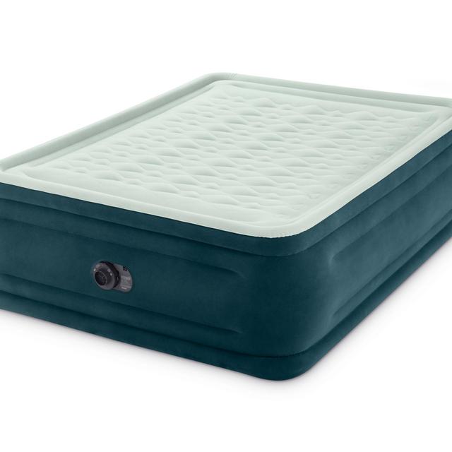 Intex Dura-Beam 24" Pillowtop Air Mattress, with Built-in Pump, Queen
