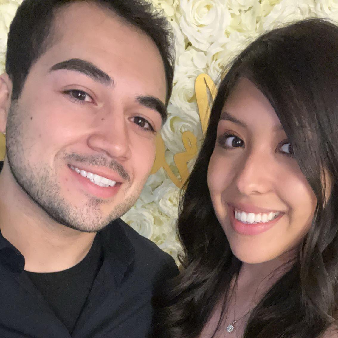 First wedding as a couple.