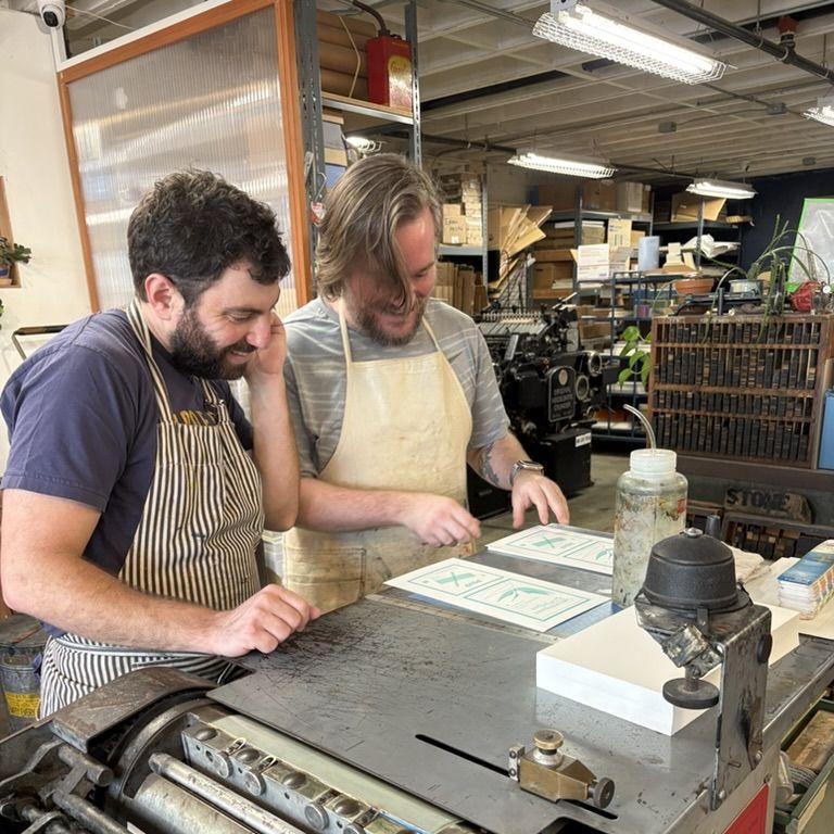 Admiring how beautiful the save the dates turned out!