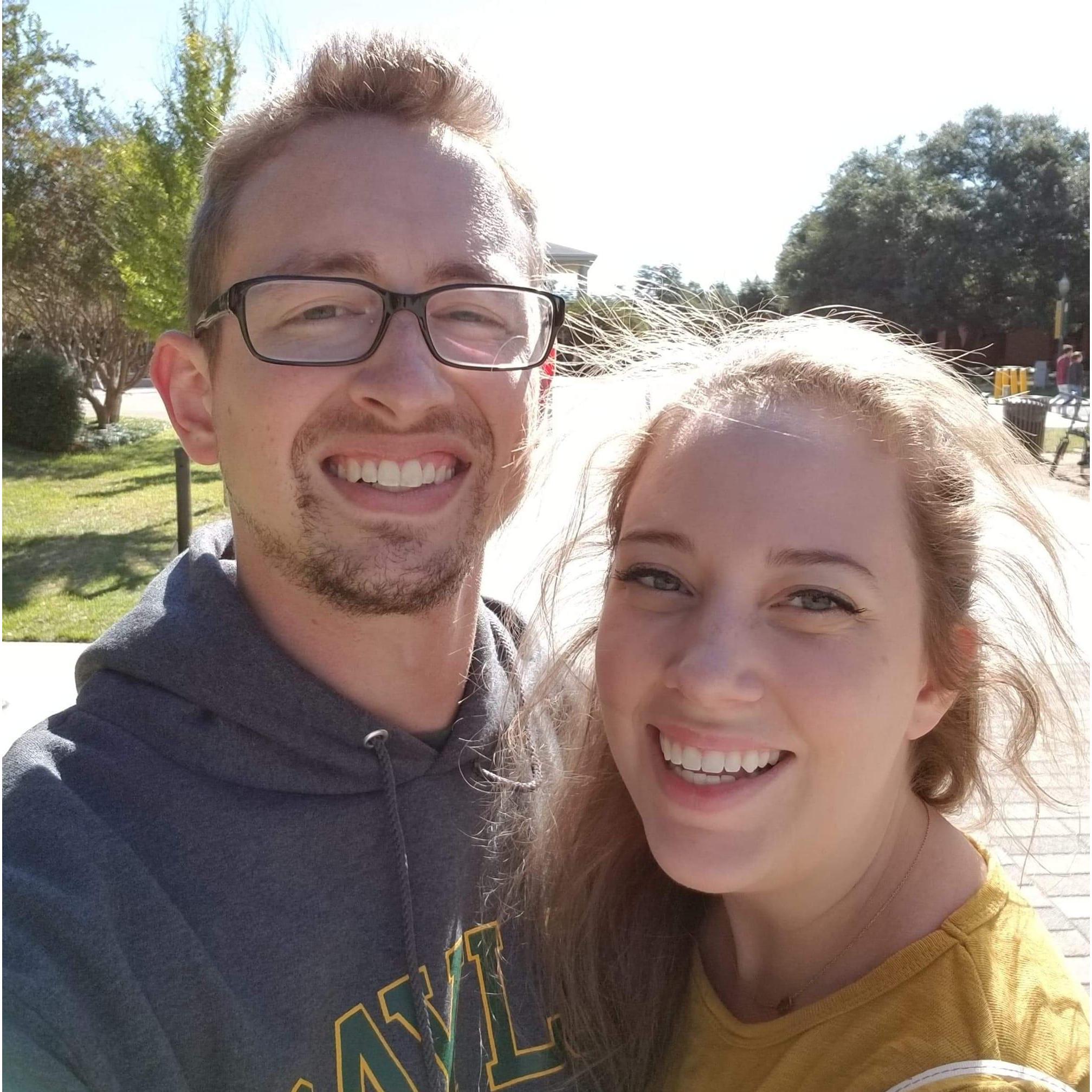 At Baylor Homecoming, October 2018.