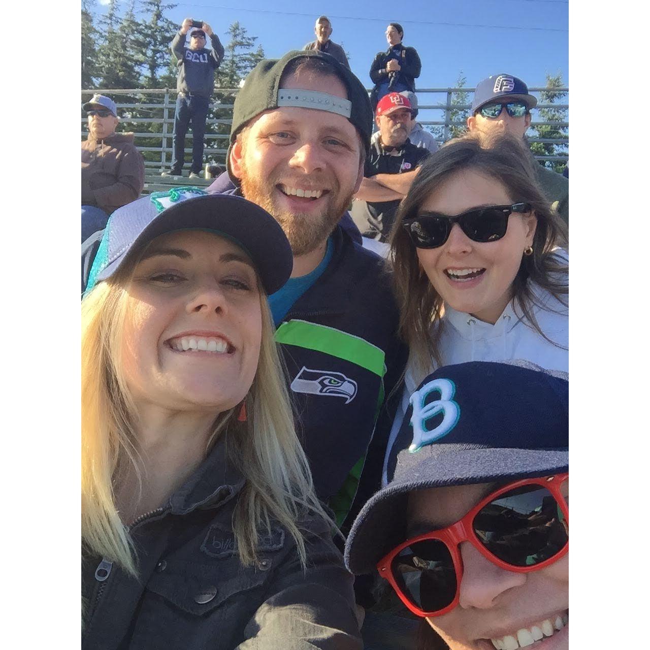 Our first date - Bellingham Bells game June 2018