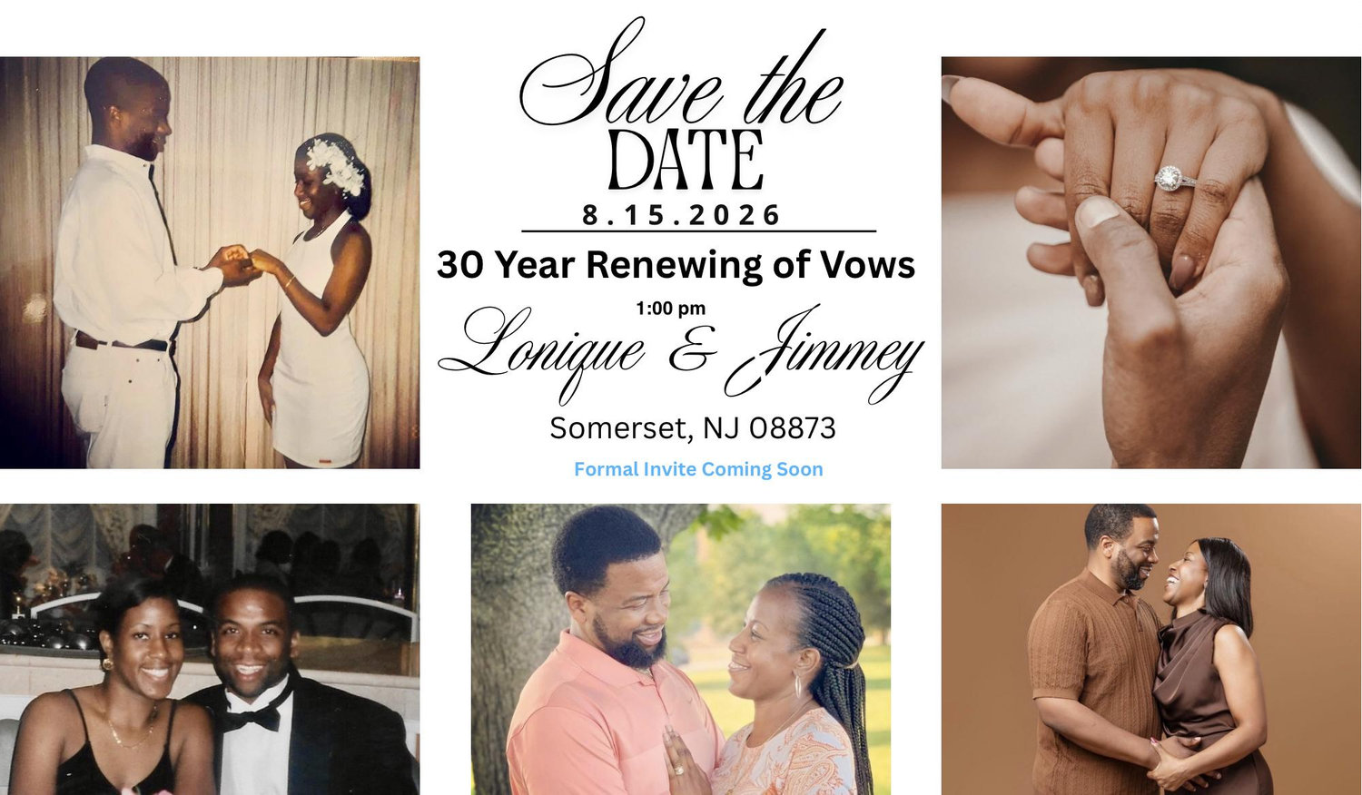 The Wedding Website of Jimmey Frage’ and Lonique Frage’