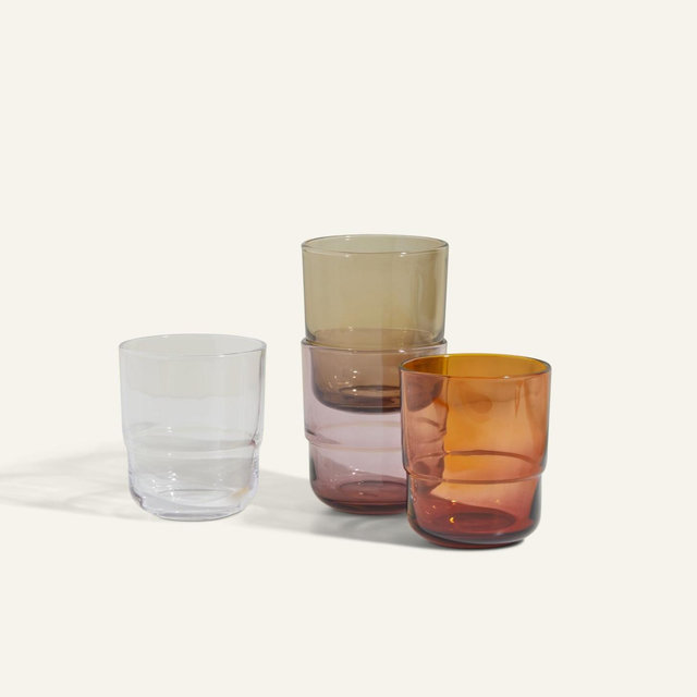 Short Night + Day Glasses Set of 4