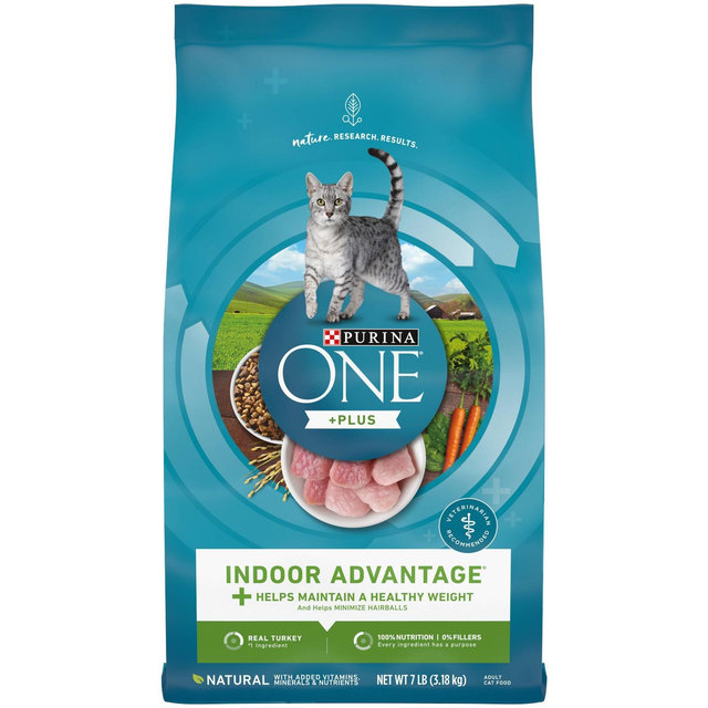 Purina ONE Indoor Advantage Adult Premium Dry Cat Food - 7lbs