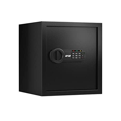 RPNB Deluxe Safe and Lock Box,Money Box,Digital Keypad Safe Box,Steel Alloy Drop Safe, Keypad Lock,Perfect for Home Office Hotel Business Jewelry Gun Cash Use Storage,1.2 Cubic Feet