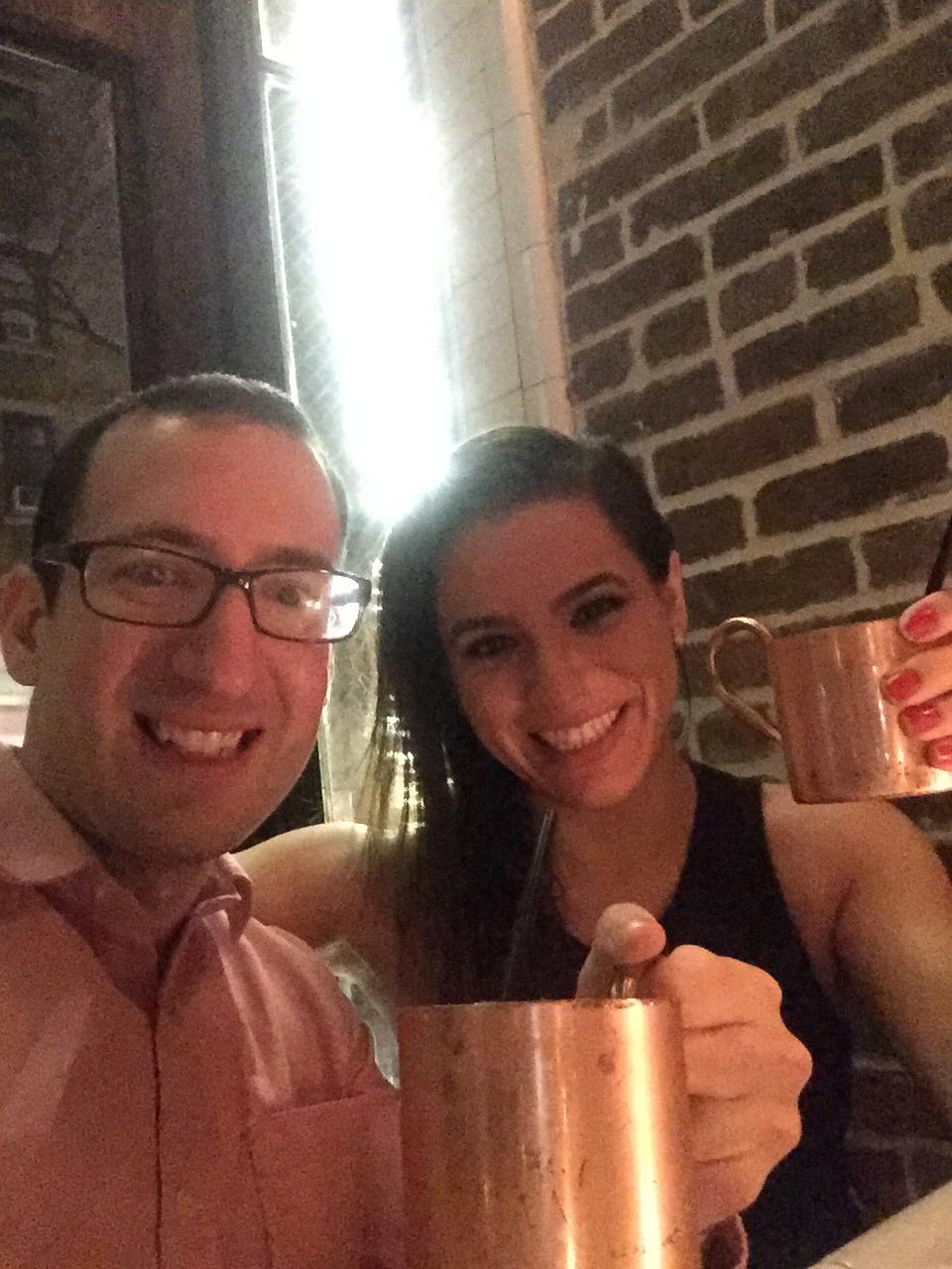 Our first Moscow Mules (2nd Date)