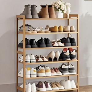 Aniston 18 Pair Shoe Rack - Brown