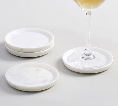 White Marble Coasters