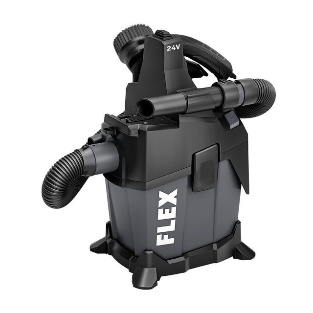 FLEX 24V Brushless 1.6 Gallon Wet/Dry Tool Only Vacuum_Cleaner, Grey
