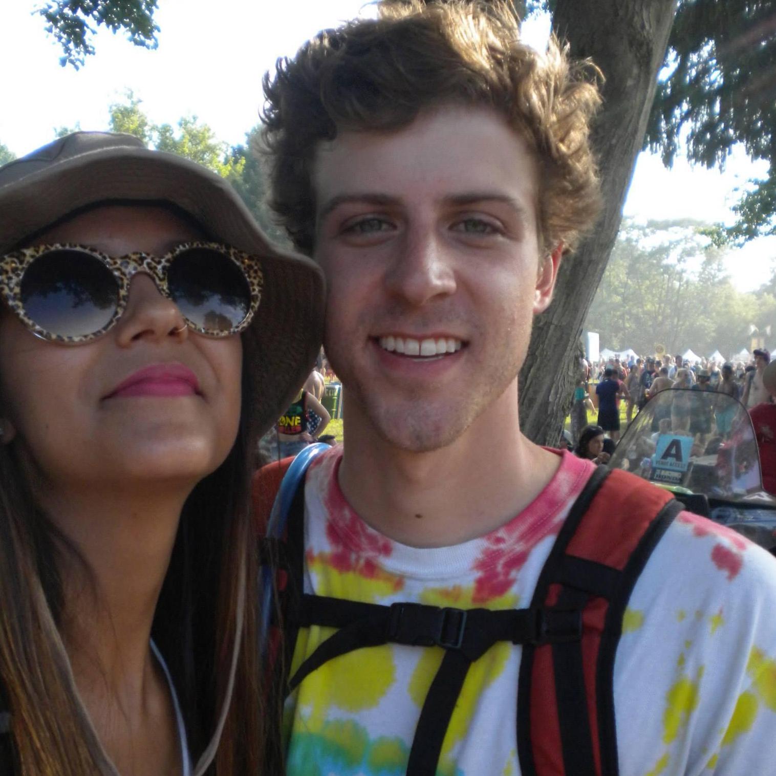 June 2014. Lily and Matt at Electric Forrest Music Festival.