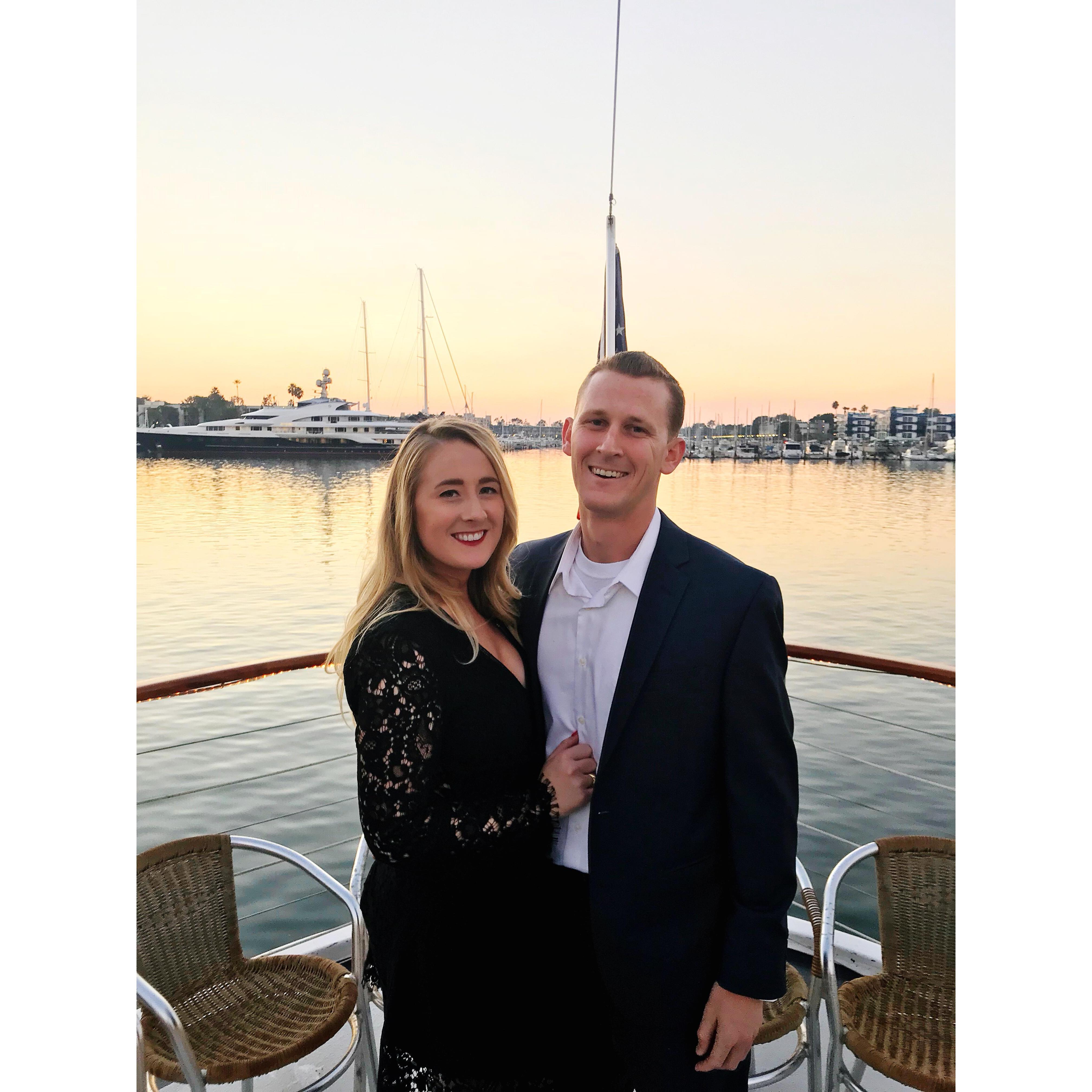 G & T's first office holiday party in Marina del Rey, CA