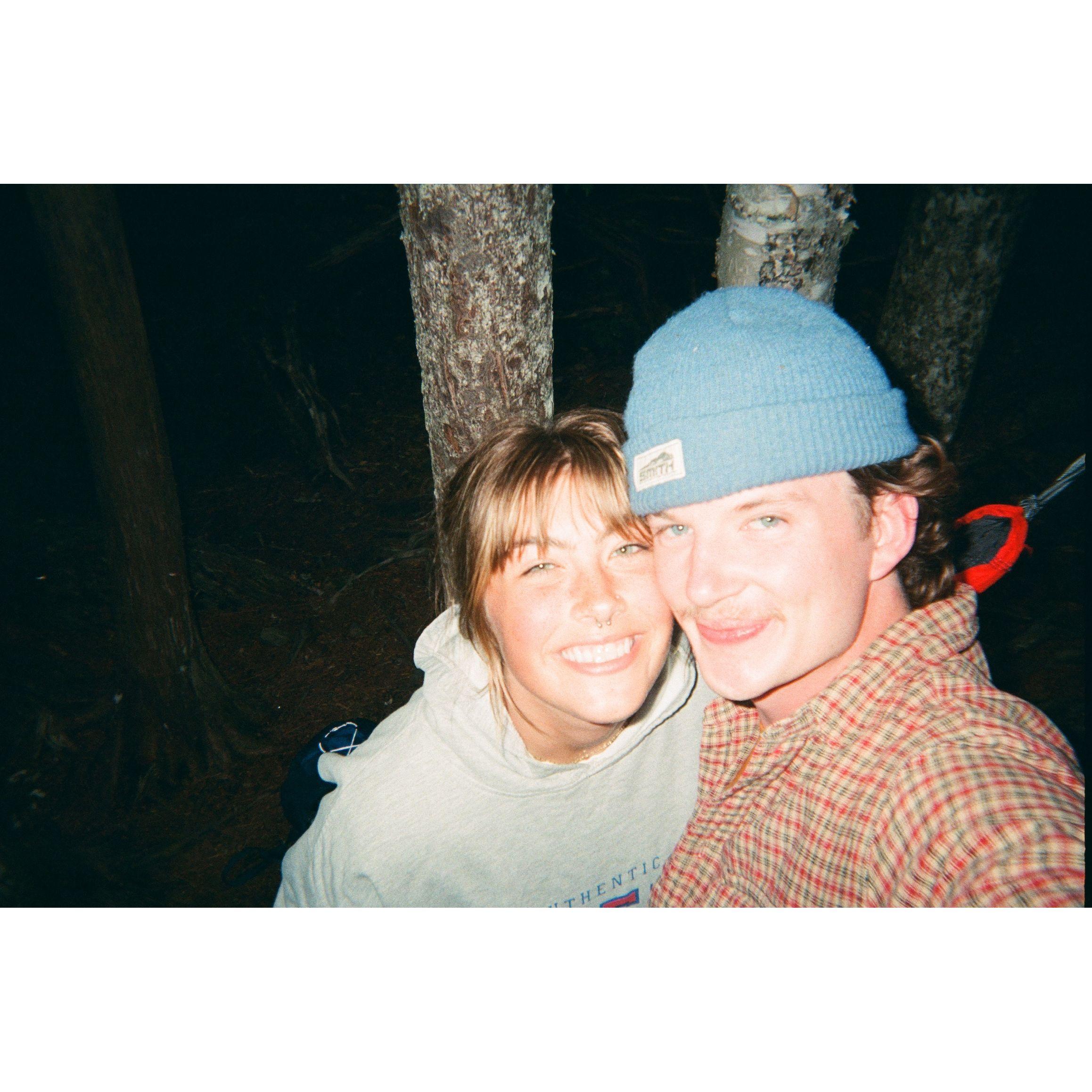 Our first date at Moxie Falls!