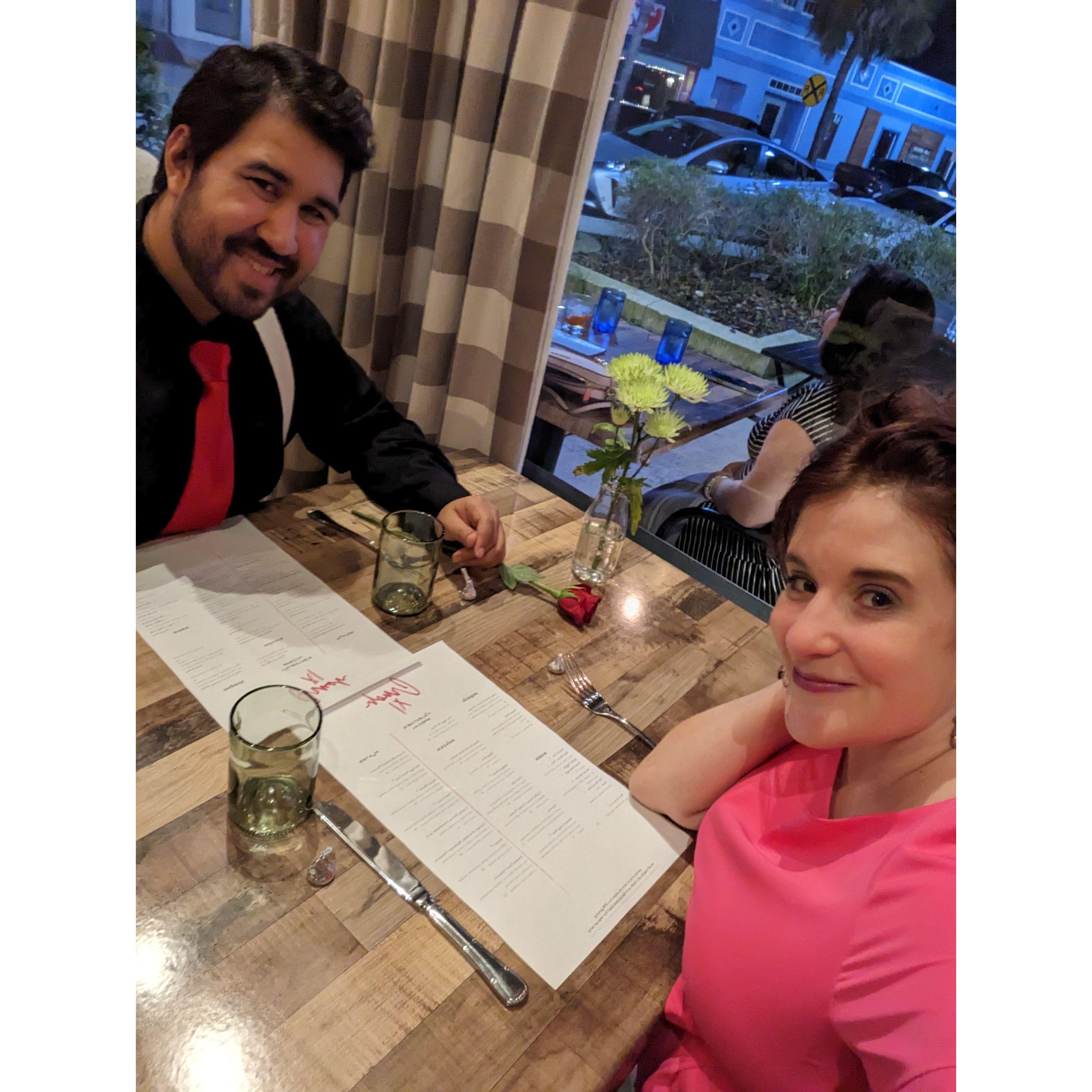 Our first Valentine's Day :)