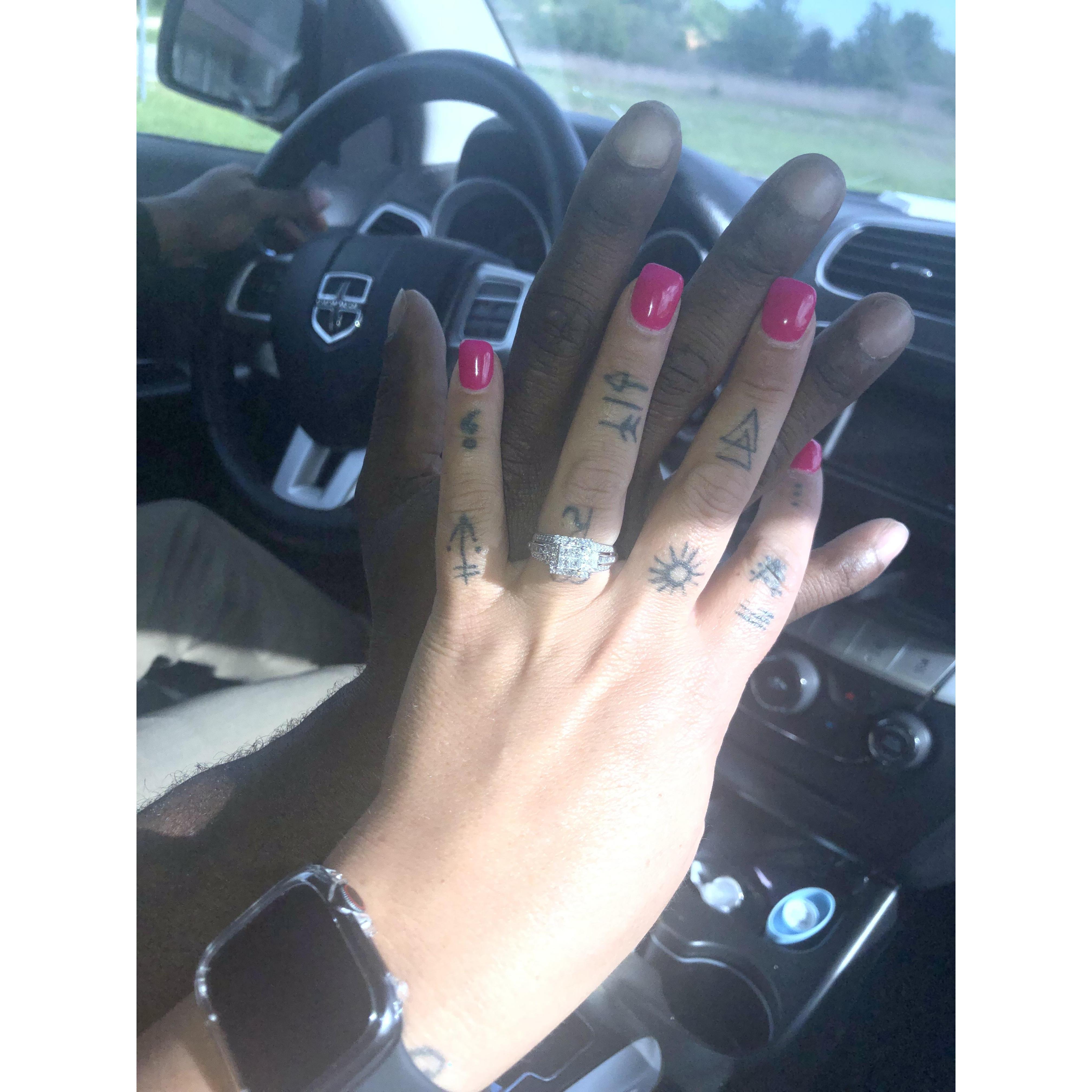 She said yes! The ring