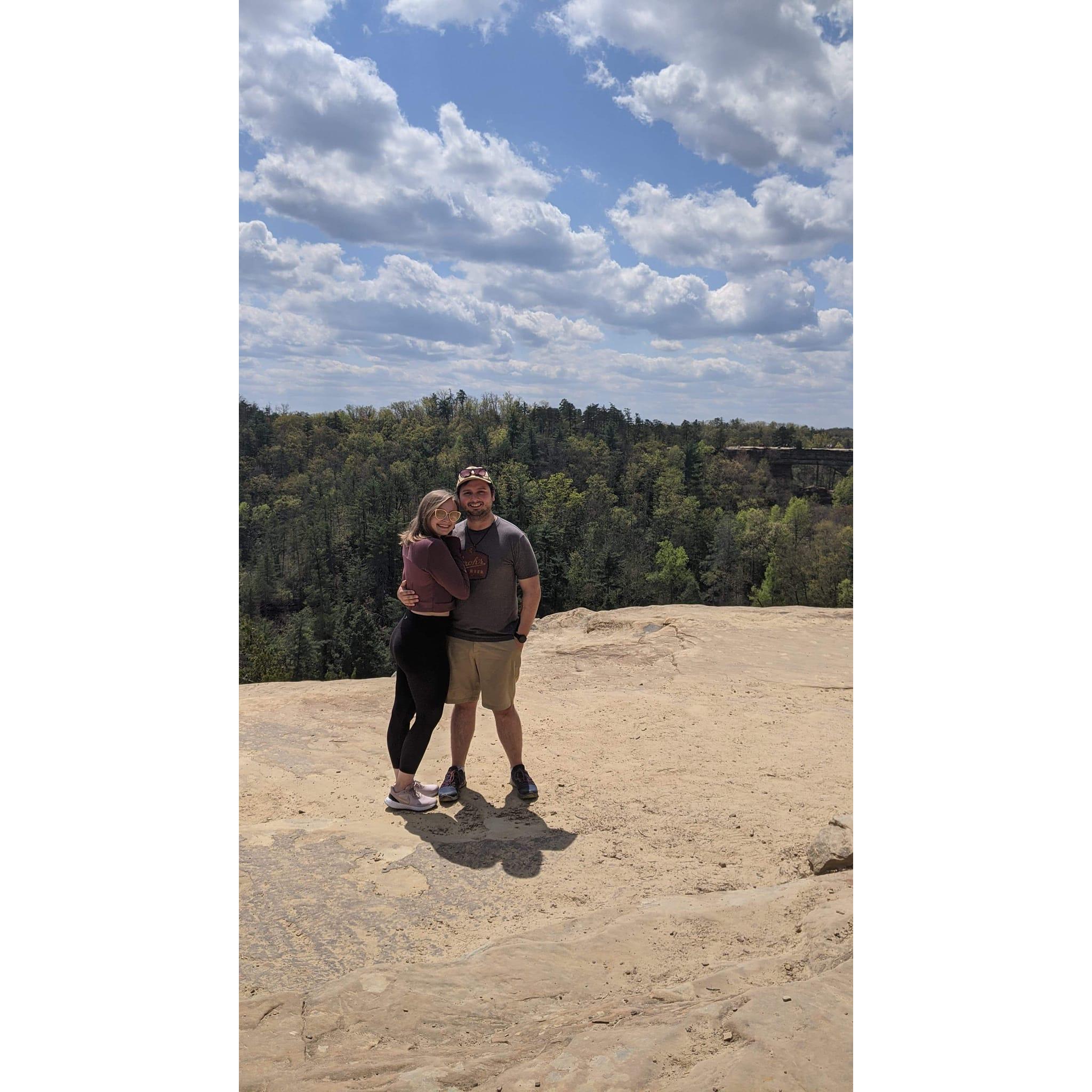 a hiking trip in kentucky!