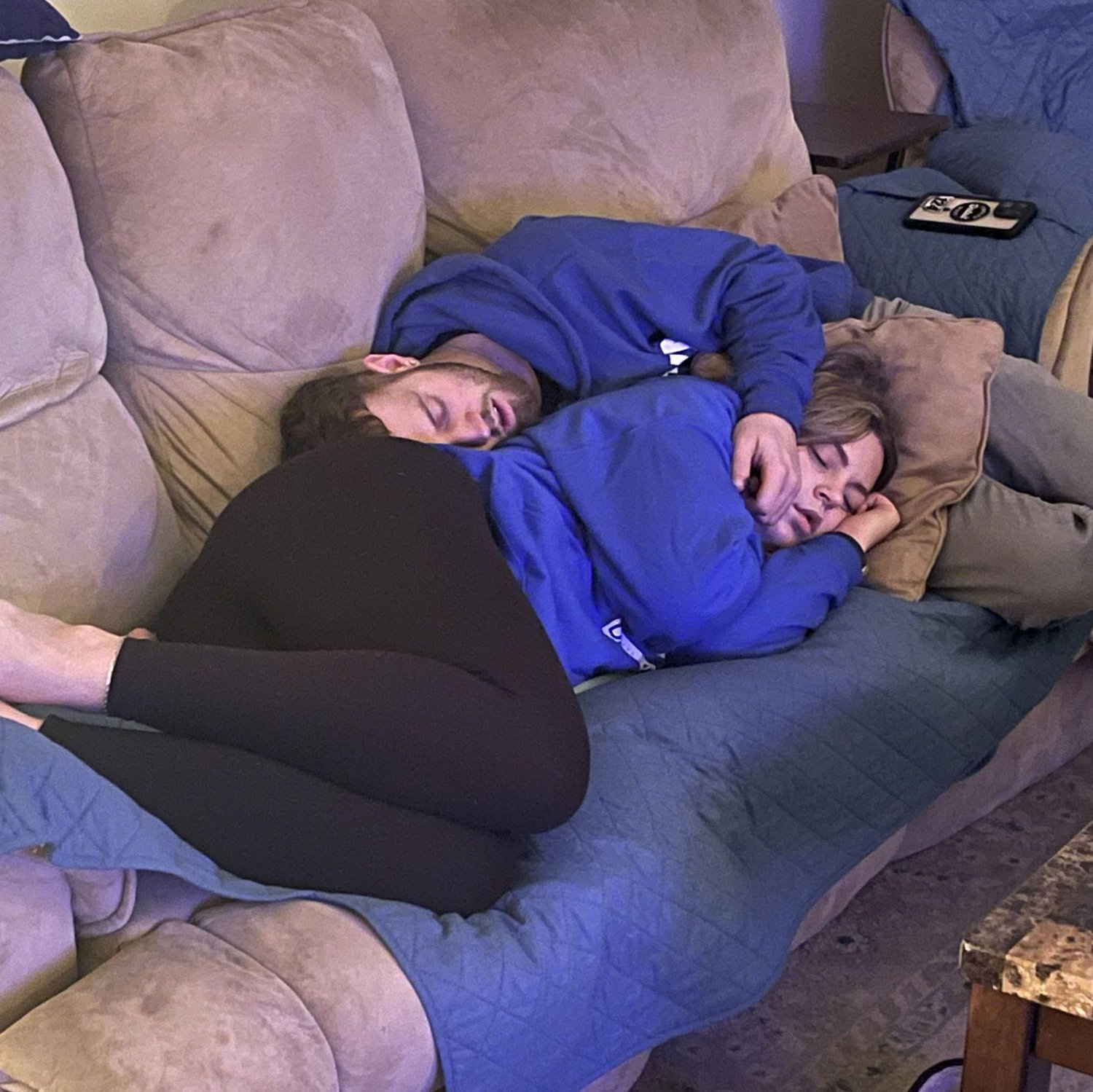 Lots of time spent together—naps, late-night talks, and cheering each other on from the very start.