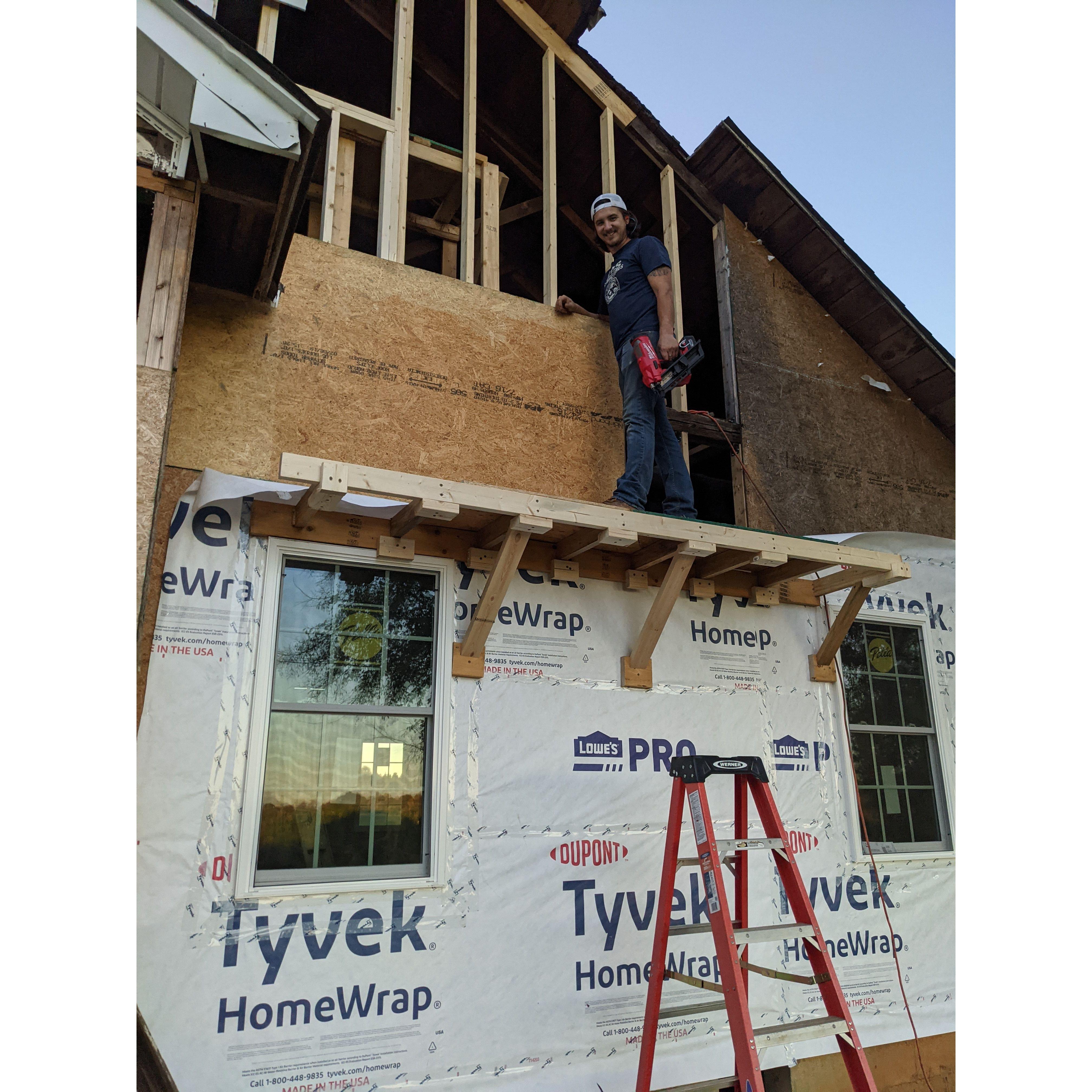 Trevor creates scaffolding