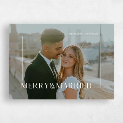 Off-White Holiday Card - Velvet Landscape