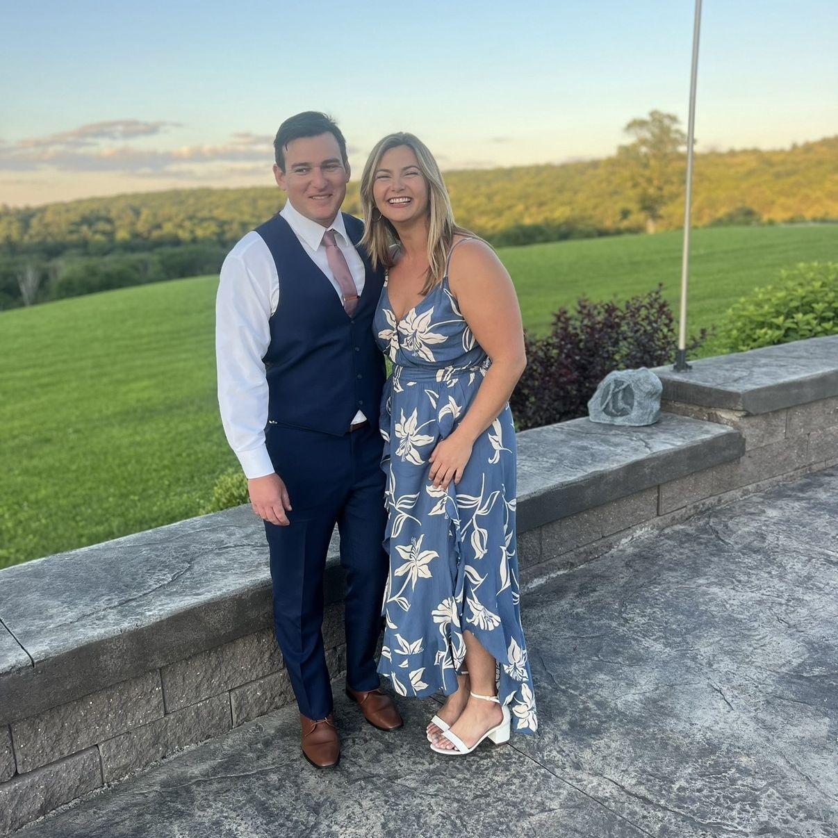 Kate and Nick's first wedding together. They may or may not have terrified the Geller family by tearing up the dance floor...