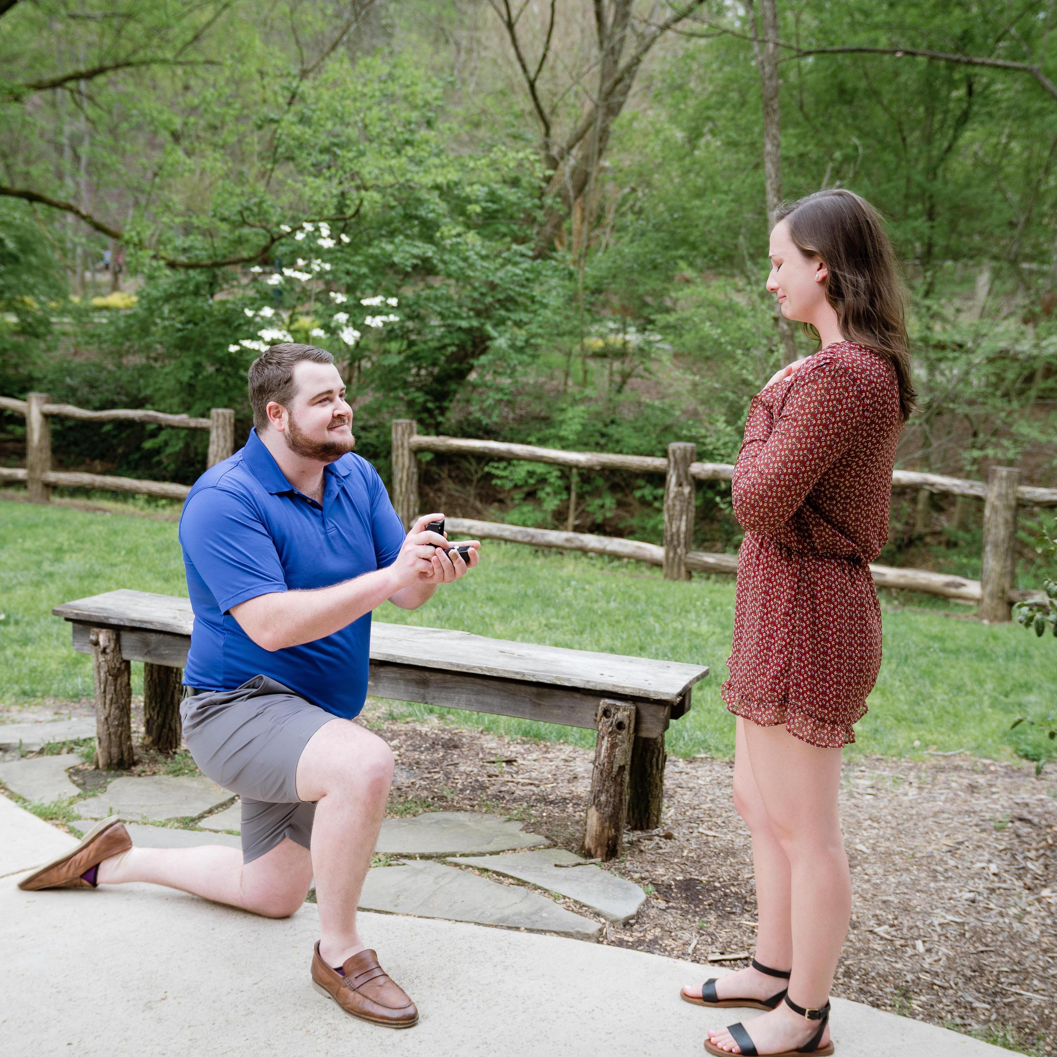 Logan proposed to Colleen on April 10, 2021